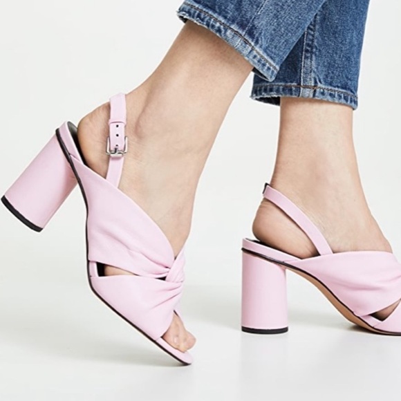Rebecca Minkoff Agata Slingback Sandals Pink Size 7.5/8 - Picture 1 of 16